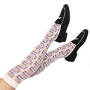 Neon Knee-High Socks