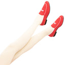 Color Rib Standard Tights