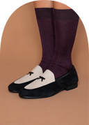 Silk Rib Standard Socks