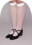 Fishnet Knee-High Socks
