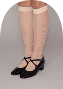 Fishnet Knee-High Socks