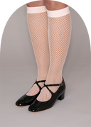 Fishnet Knee-High Socks