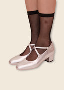 Fishnet Knee-High Socks