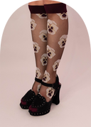 Pansy Knee-High Socks