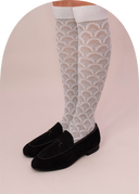 Peacock Knee-High Socks