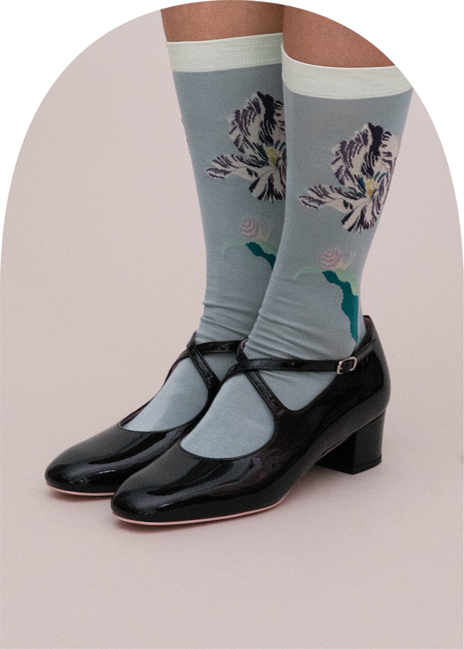 チューリップ様•*¨*•.¸♬︎ Snail & Tulip Socks – kiwandakiwanda