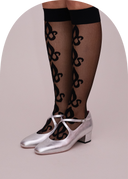 Leaf Knee-High Socks