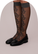 Leaf Knee-High Socks