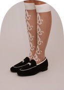 Leaf Knee-High Socks