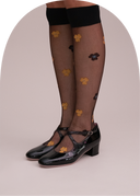 Cherry Blossom Knee-High Socks