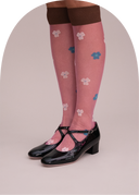 Cherry Blossom Knee-High Socks
