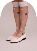 Cherry Blossom Knee-High Socks