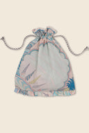 The Temple of Shells Drawstring Bag
