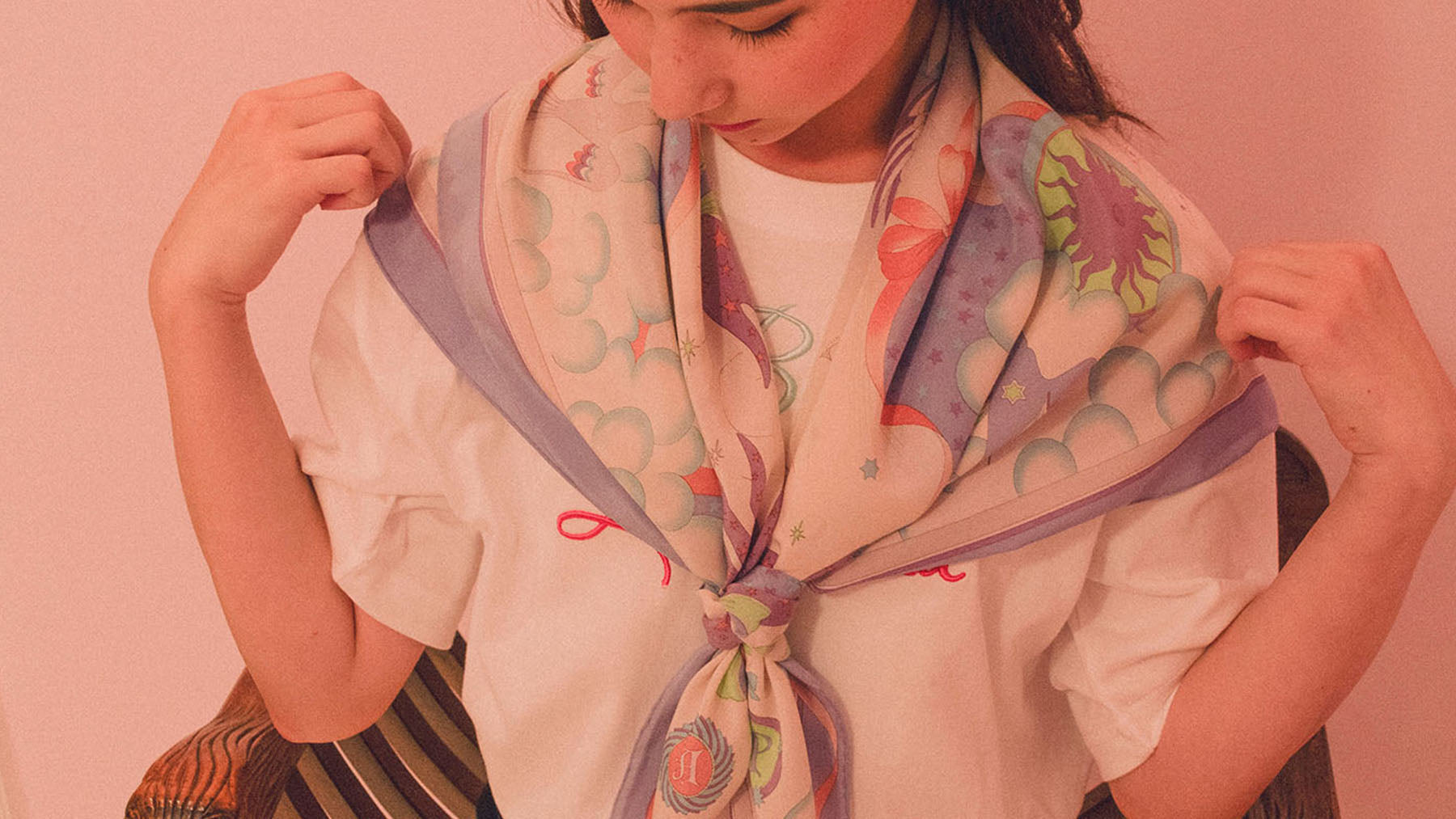 Black Magic Silk Scarf Grayish Lavender – kiwandakiwanda
