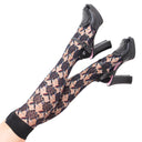 Ethnic Rose Knee-High Socks