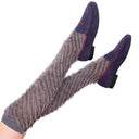 Fur Knee-High Socks