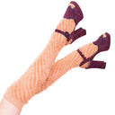 Fur Knee-High Socks