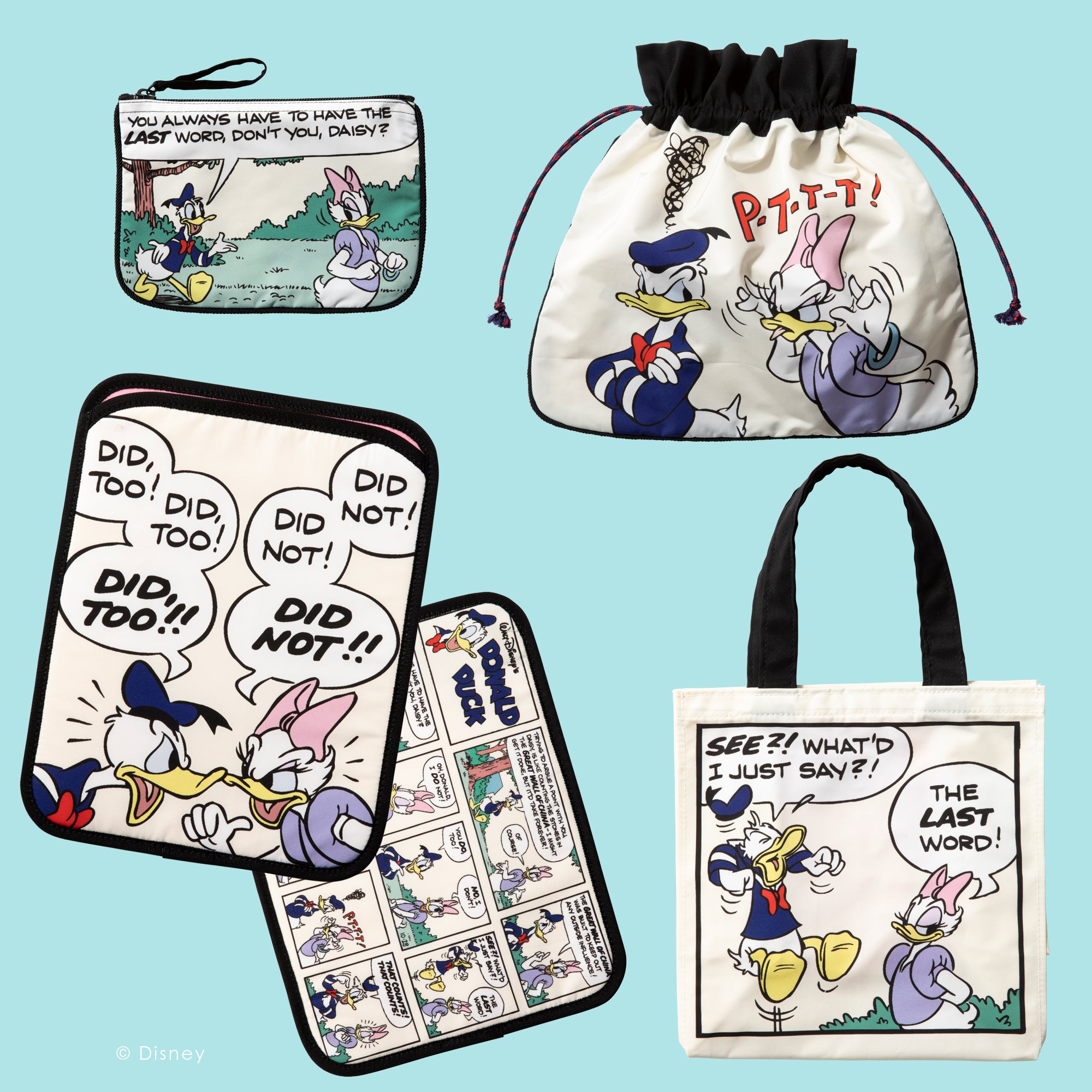 Donald Duck / Rain Tote Bag S