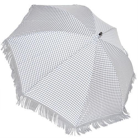 Audrey Gingham Check 43cm-UMBRELLA-kiwandakiwanda-Light Gray-kiwandakiwanda