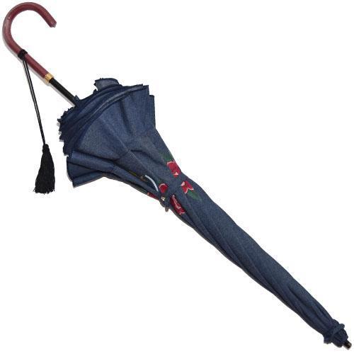 B.B. Rose Denim 47cm-UMBRELLA-kiwandakiwanda-kiwandakiwanda