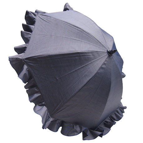 B.B. Stripes 47cm-UMBRELLA-kiwandakiwanda-Black/Navy-kiwandakiwanda