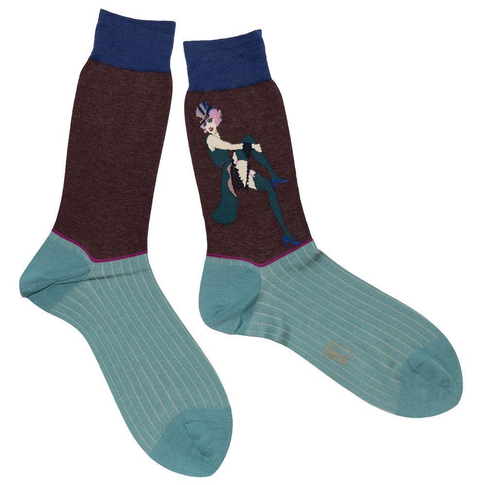 Blue Angel Mens Socks-LEGWEAR-kiwandakiwanda-Chocolate Mint-kiwandakiwanda