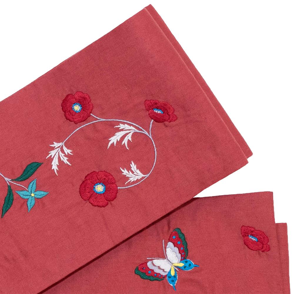 Hinageshi Obi Red/Bordeaux-WEAR-kiwandakiwanda-kiwandakiwanda