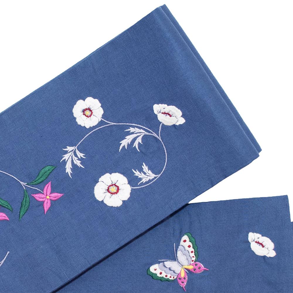 Hinageshi Obi White/Blue-WEAR-kiwandakiwanda-kiwandakiwanda