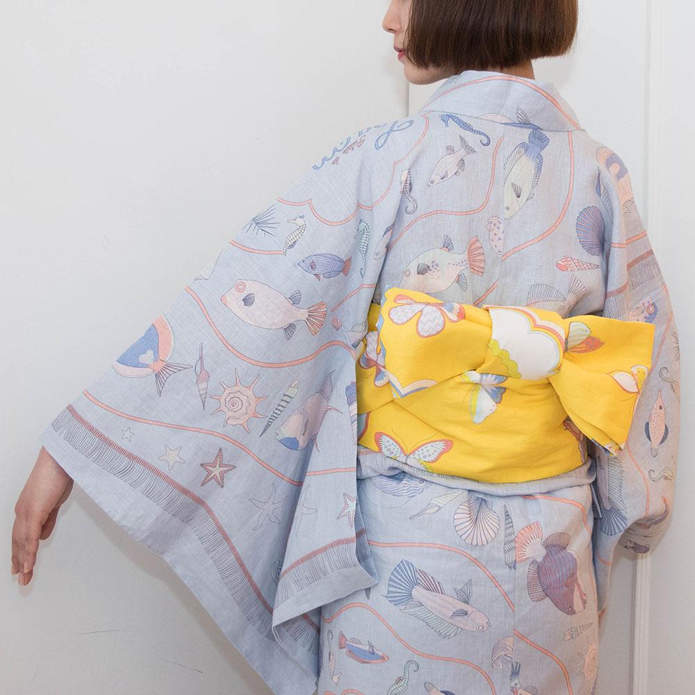 KIKIYUKATA La mer Aqua-WEAR-kiwandakiwanda-kiwandakiwanda