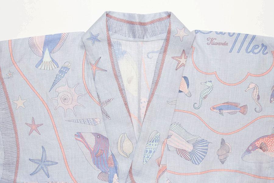 KIKIYUKATA La mer Aqua-WEAR-kiwandakiwanda-kiwandakiwanda