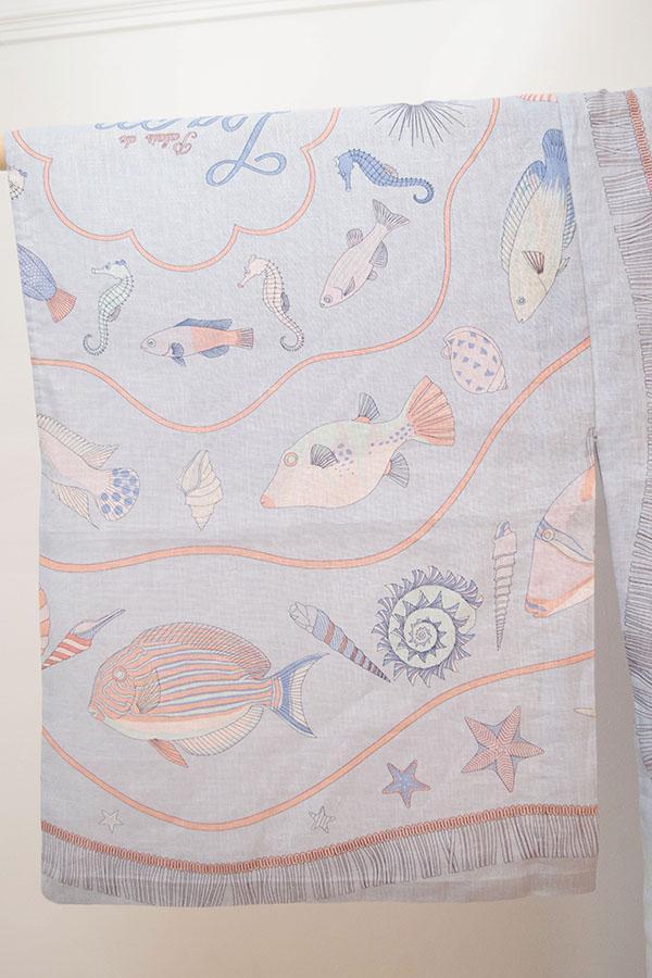 KIKIYUKATA La mer Aqua-WEAR-kiwandakiwanda-kiwandakiwanda