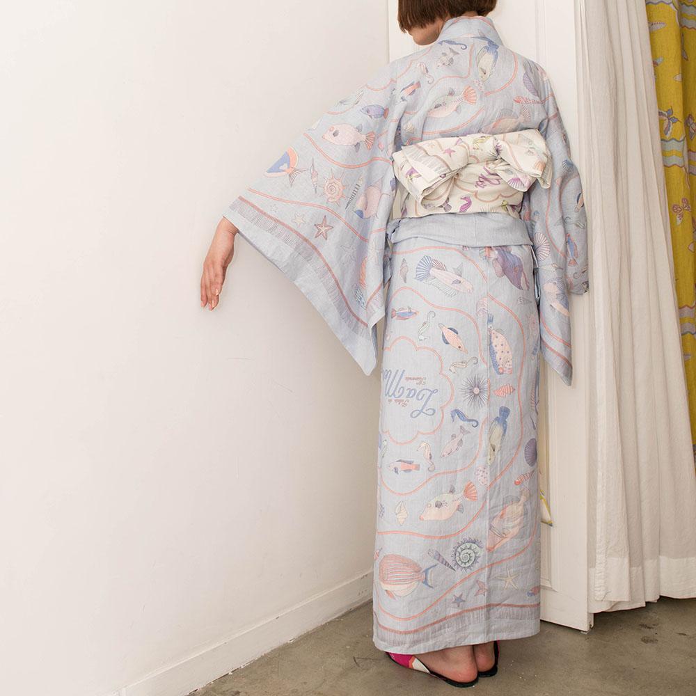 KIKIYUKATA La mer Aqua-WEAR-kiwandakiwanda-kiwandakiwanda