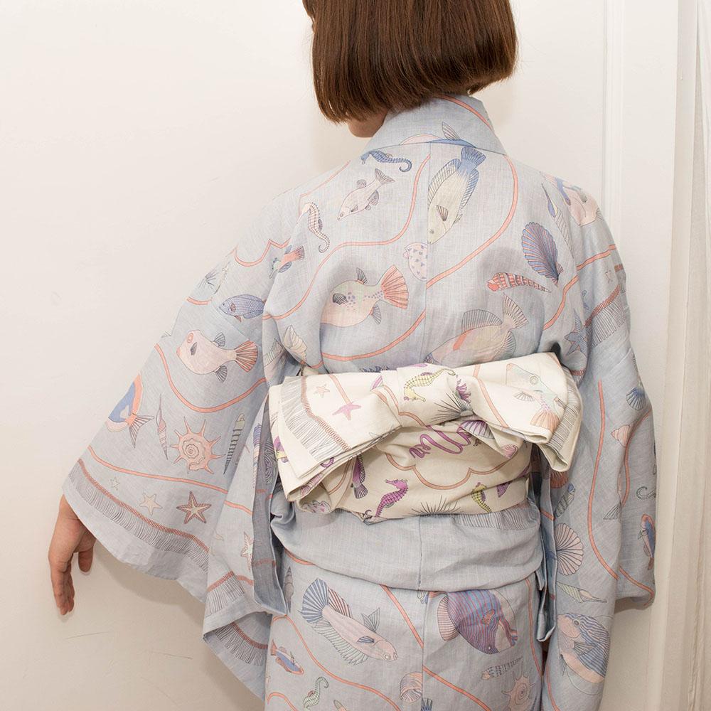 KIKIYUKATA La mer Aqua-WEAR-kiwandakiwanda-kiwandakiwanda