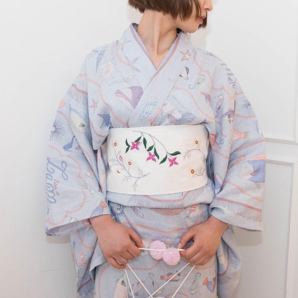 KIKIYUKATA La mer Aqua-WEAR-kiwandakiwanda-kiwandakiwanda