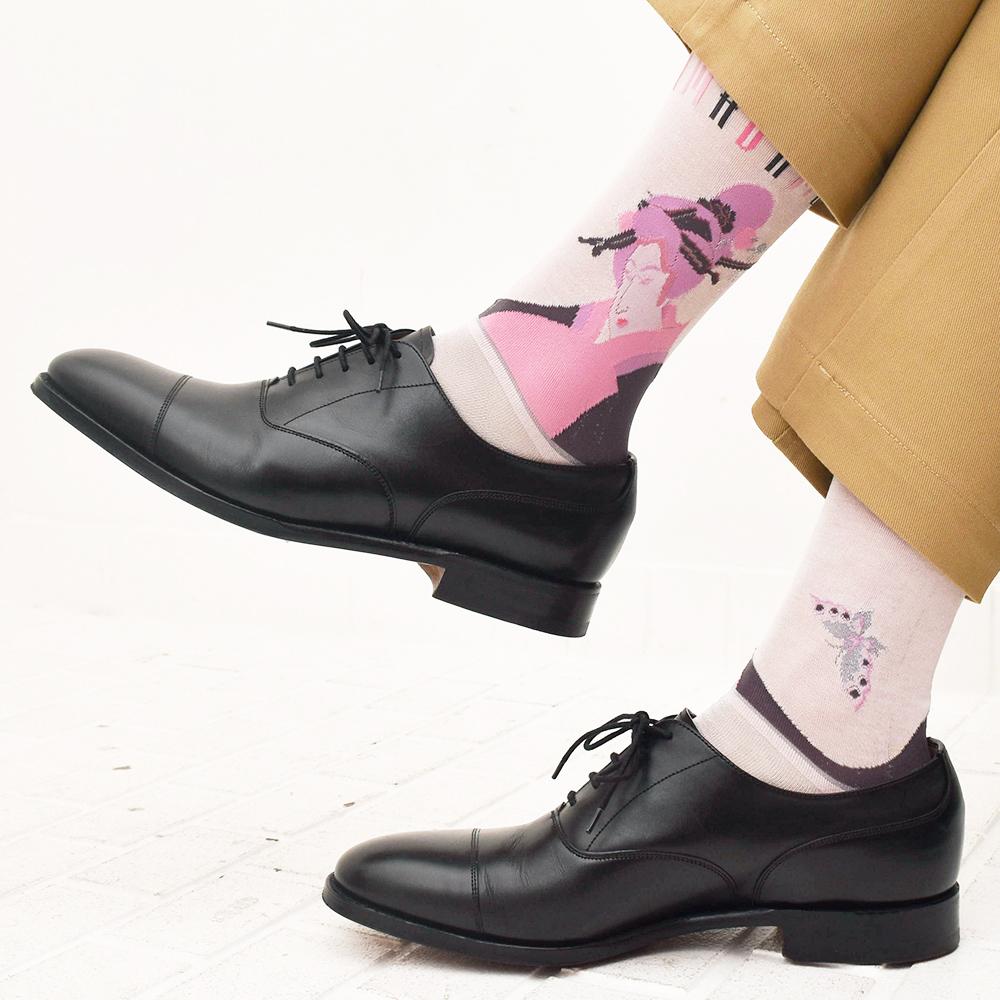 Madame Butterfly Mens Socks-LEGWEAR-kiwandakiwanda-kiwandakiwanda