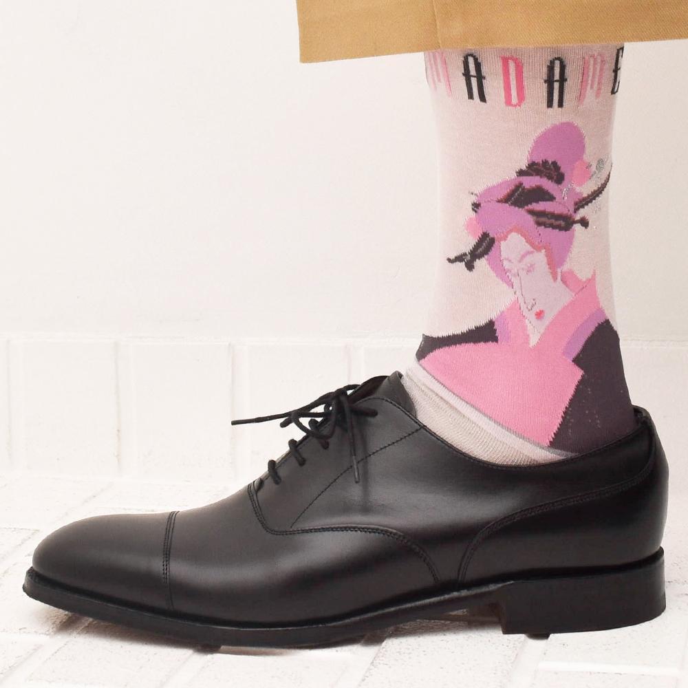 Madame Butterfly Mens Socks-LEGWEAR-kiwandakiwanda-kiwandakiwanda