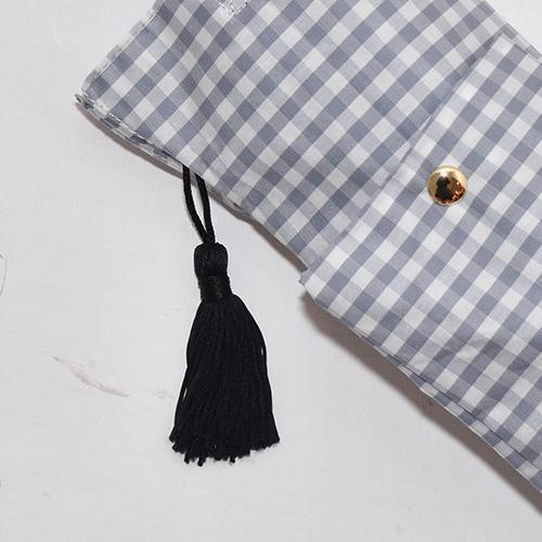 Marilyn Gingham Check Folding 50cm-UMBRELLA-kiwandakiwanda-kiwandakiwanda