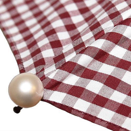 Marilyn Gingham Check Folding 50cm-UMBRELLA-kiwandakiwanda-kiwandakiwanda