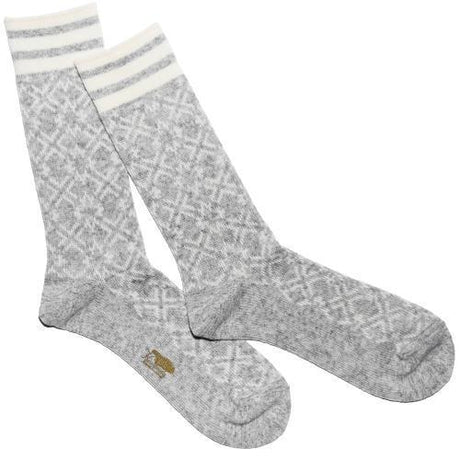 Nordic Mens Socks-LEGWEAR-kiwandakiwanda-Light Gray-kiwandakiwanda
