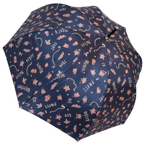 Poem&Roses 60cm-UMBRELLA-kiwandakiwanda-Navy-kiwandakiwanda