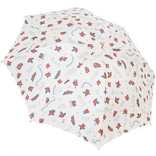 Poem&Roses Folding 50cm-UMBRELLA-kiwandakiwanda-White-kiwandakiwanda