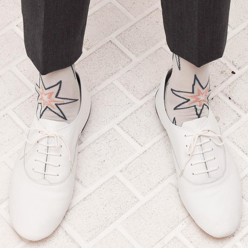 Shooting Star Mens Socks-LEGWEAR-kiwandakiwanda-kiwandakiwanda