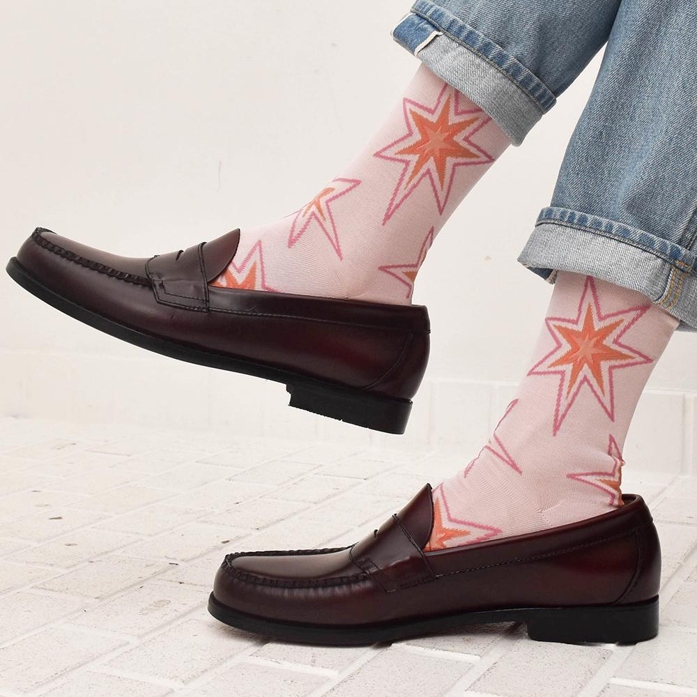 Shooting Star Mens Socks-LEGWEAR-kiwandakiwanda-kiwandakiwanda