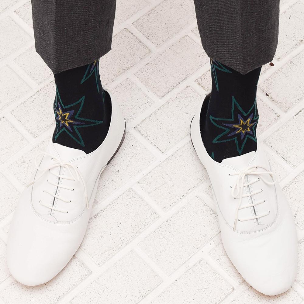 Shooting Star Mens Socks-LEGWEAR-kiwandakiwanda-kiwandakiwanda
