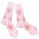 Shooting Star Mens Socks-LEGWEAR-kiwandakiwanda-Pink-kiwandakiwanda