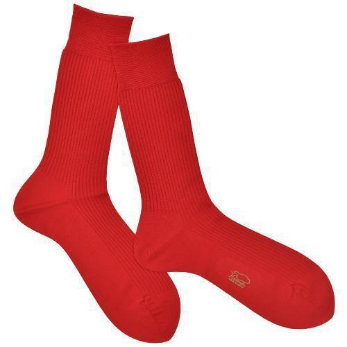 Silk Standard Mens Socks-LEGWEAR-kiwandakiwanda-Red-kiwandakiwanda