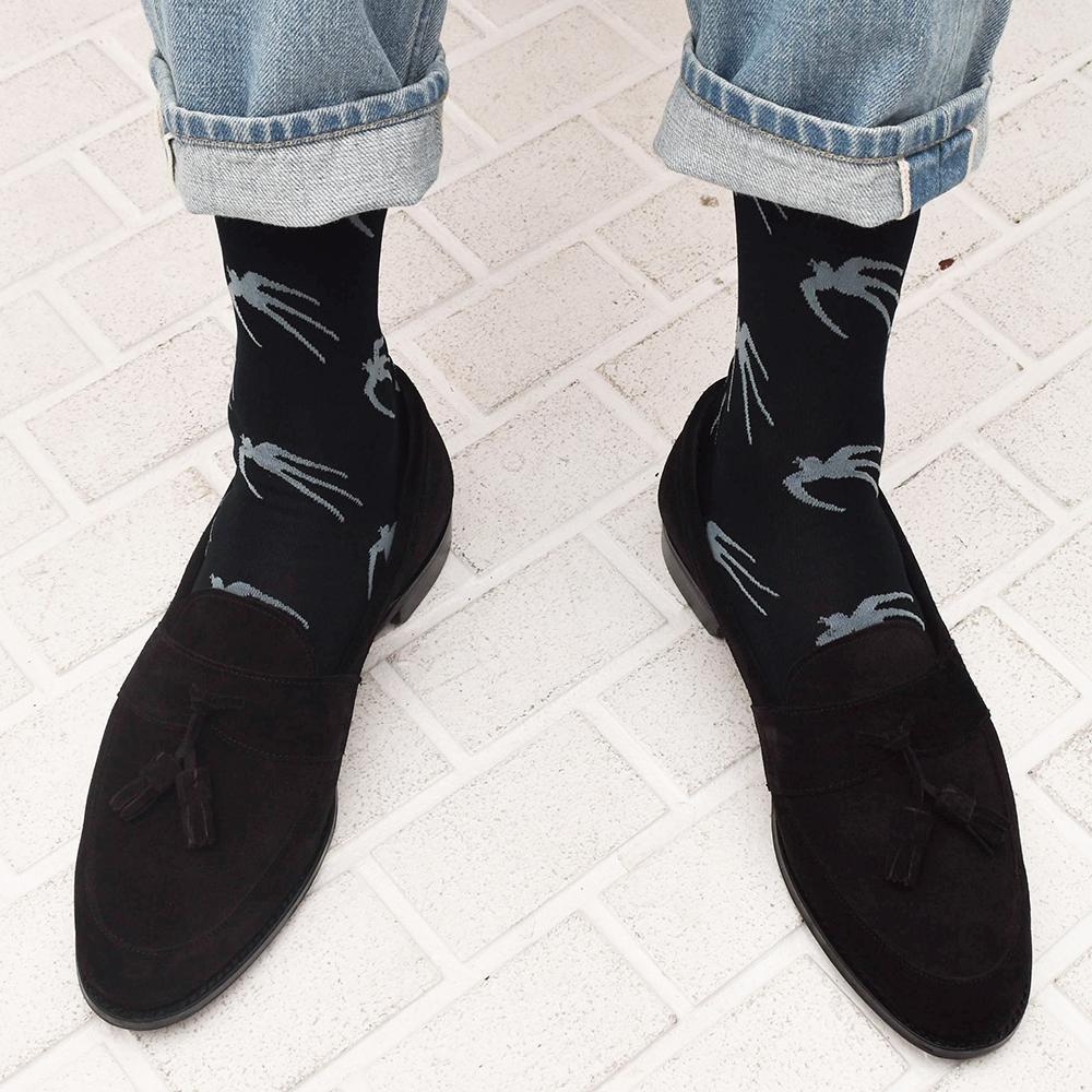 Swallow Mens Socks-LEGWEAR-kiwandakiwanda-kiwandakiwanda
