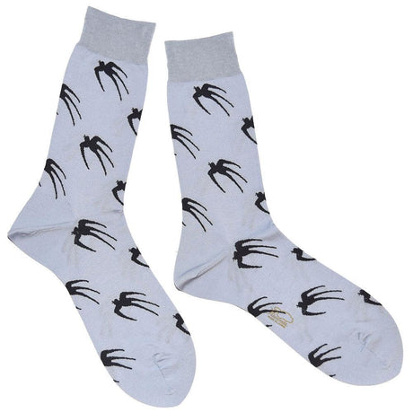 Swallow Mens Socks-LEGWEAR-kiwandakiwanda-Pastel Marine-kiwandakiwanda