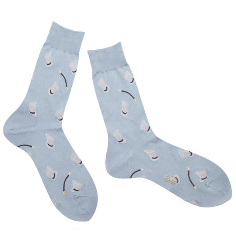 Top Hat Mens Socks-LEGWEAR-kiwandakiwanda-Ash Gray-kiwandakiwanda