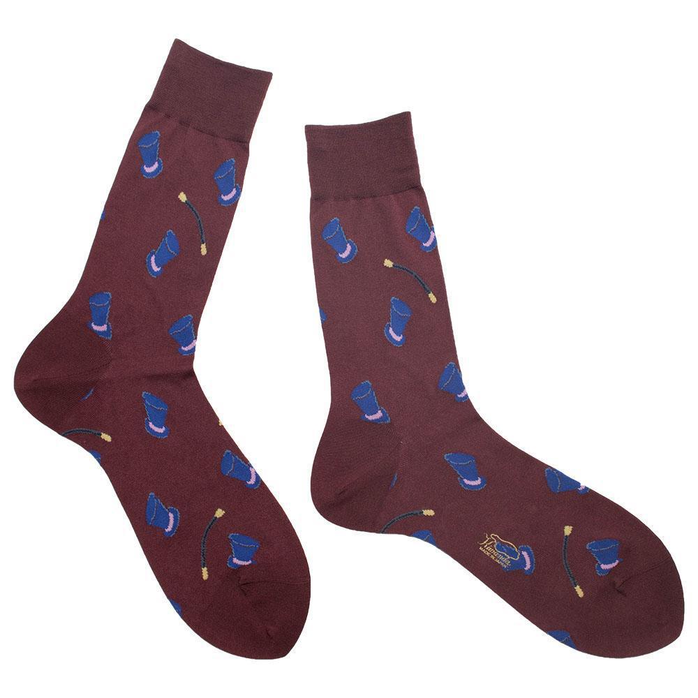 Top Hat Mens Socks-LEGWEAR-kiwandakiwanda-Chocolate-kiwandakiwanda